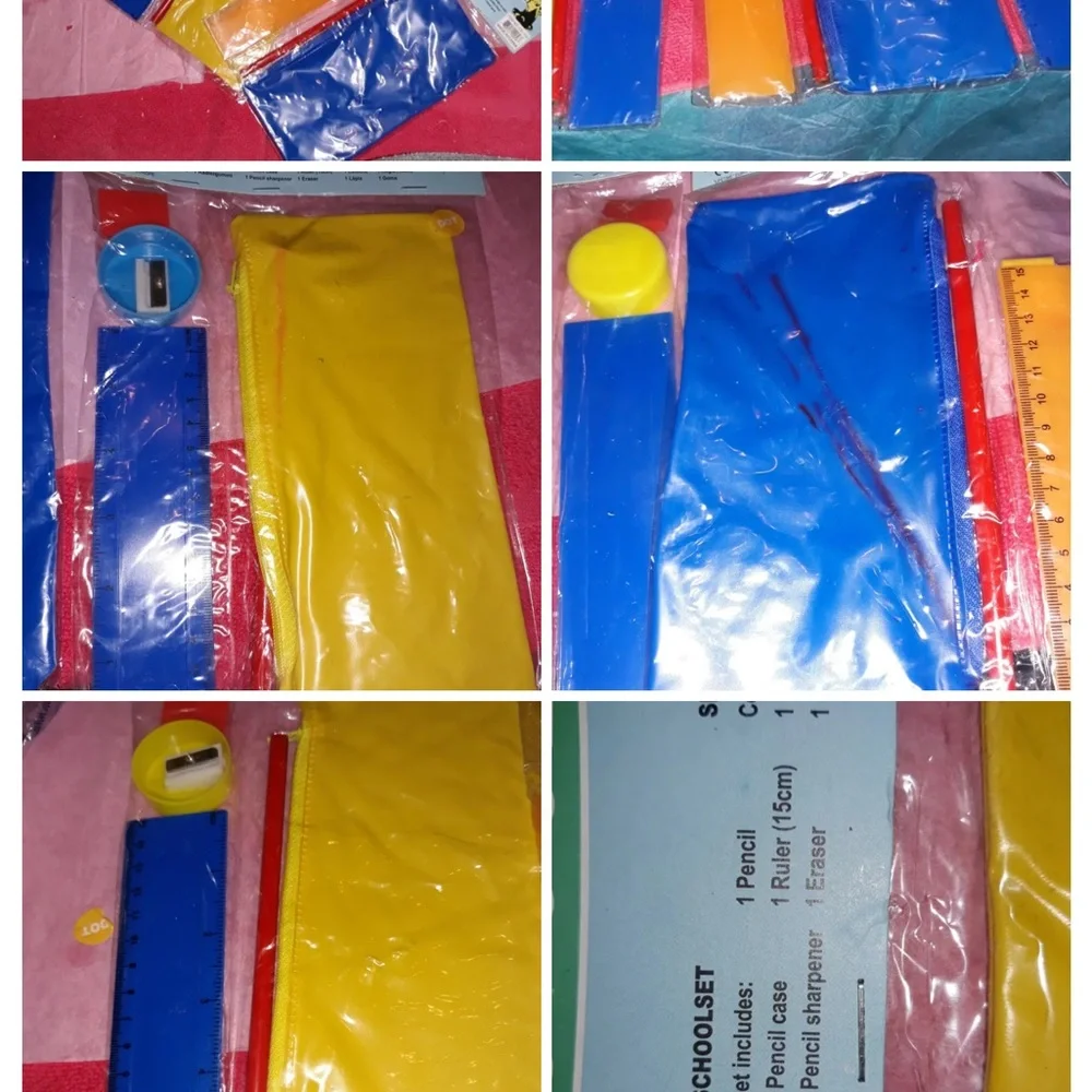 4 Lifeline 5-Piece School Set VINTAGE 1990s NEW